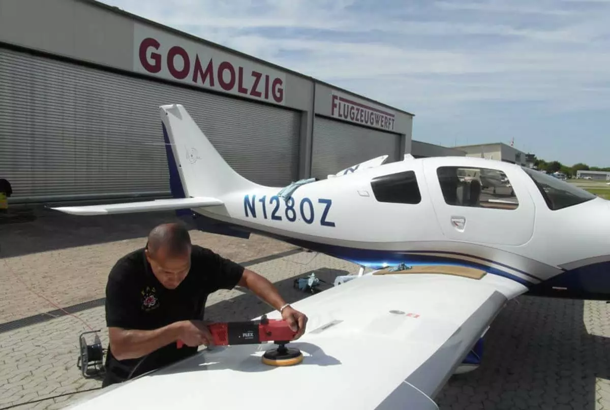 Flugzeugaufbereitung